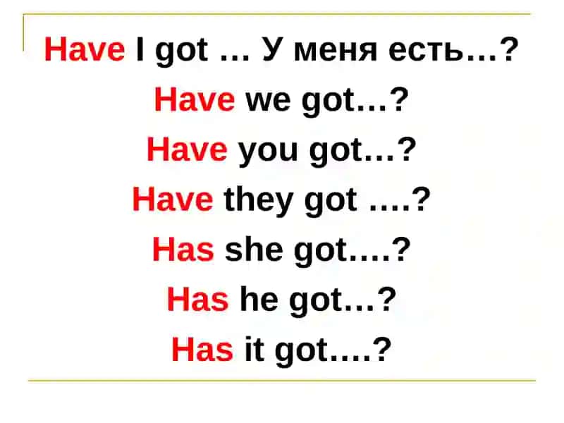 Vocabulary related to possession 4