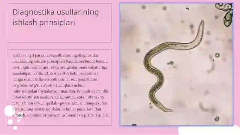Parazitar kasalliklarning diagnostika usullari 4