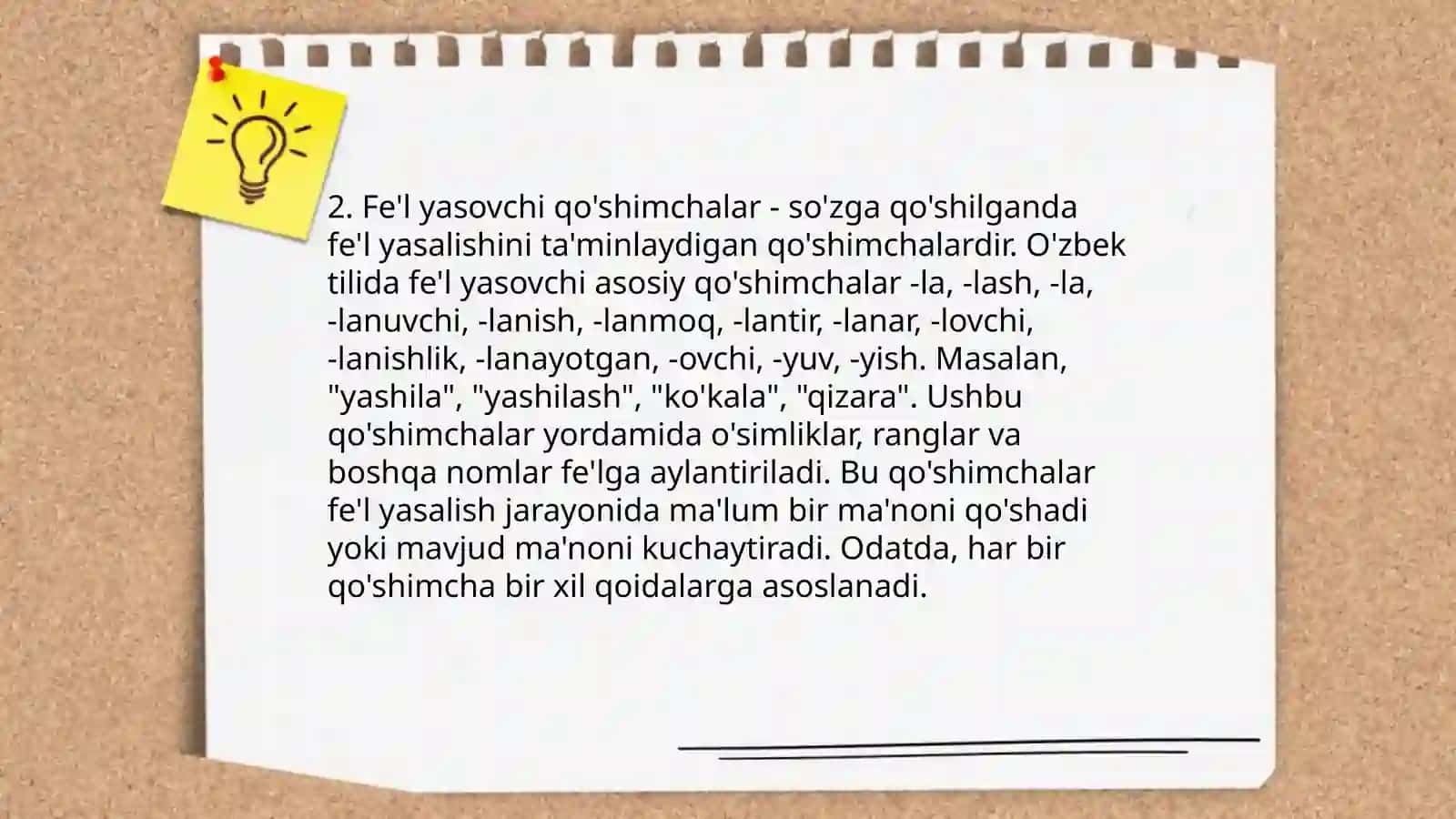 Fe'llarning yasalishi modal shakllari tuzilish jihatdan turlari 4