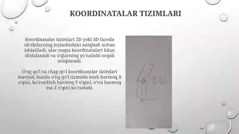 Orientirlash burchaklari 4