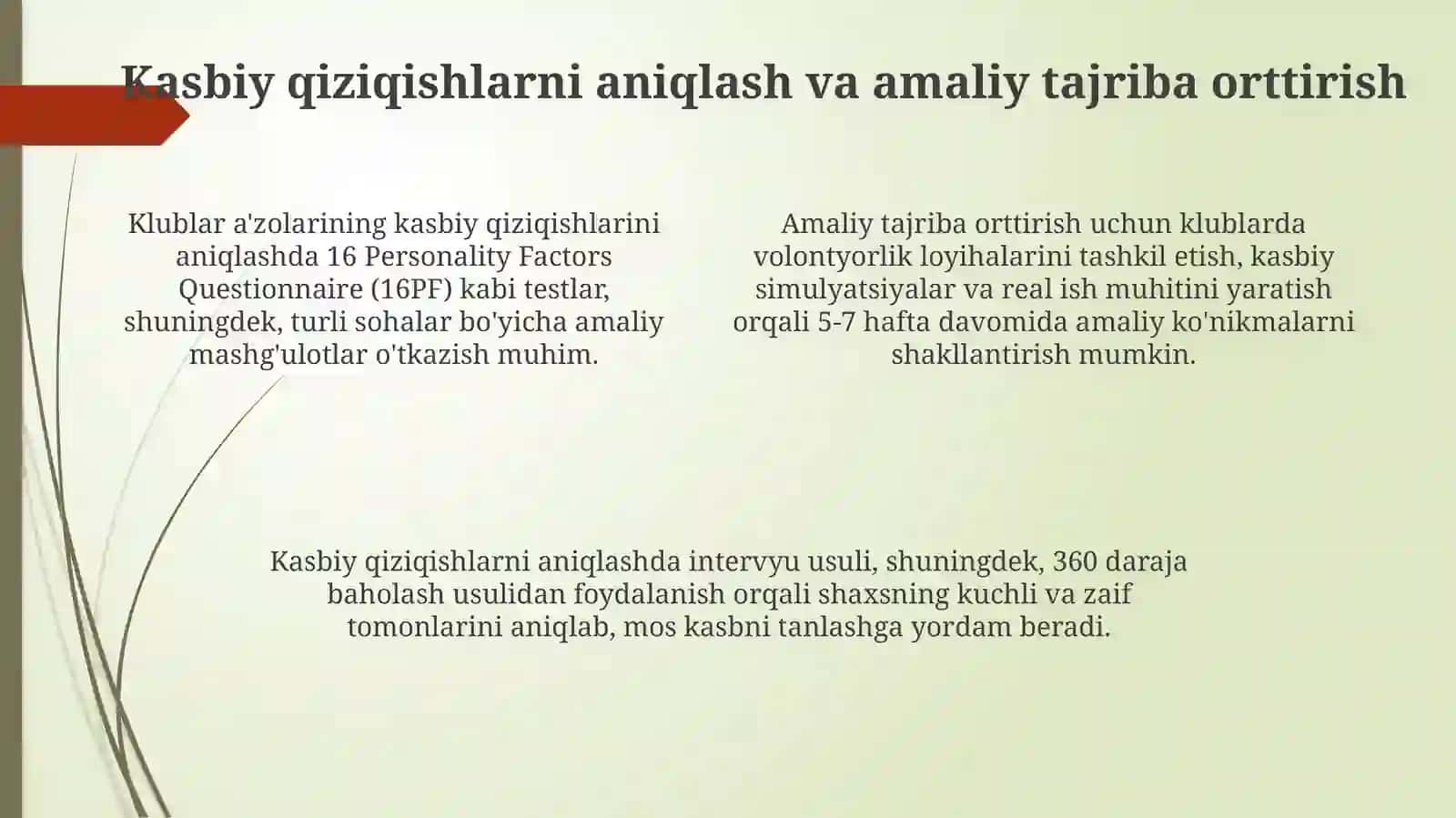 To‘garaklarda kasb tanlashga yo‘llash 4