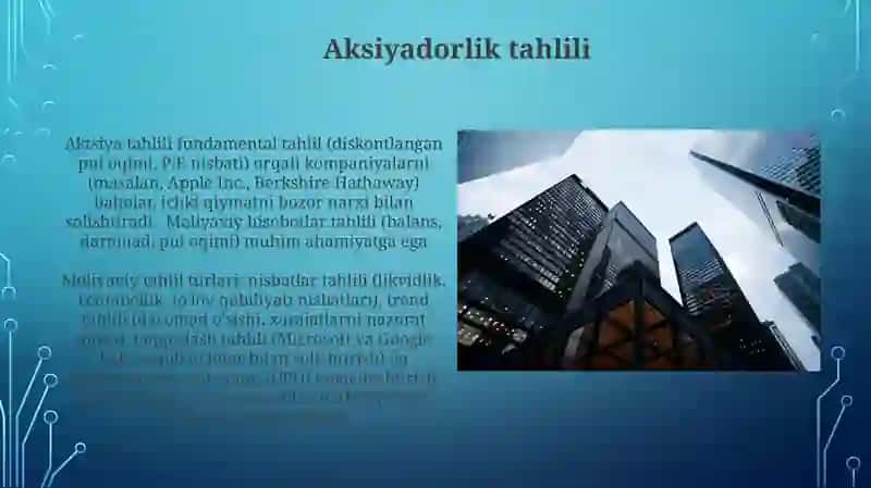 Moliyaviy tahlilning mohiyati va turlari 4