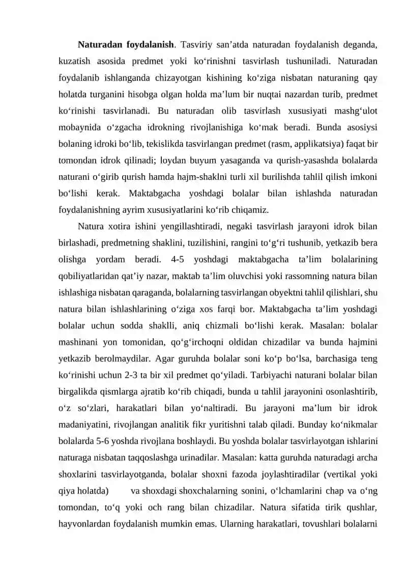 Tasviriy faoliyat turlari 4