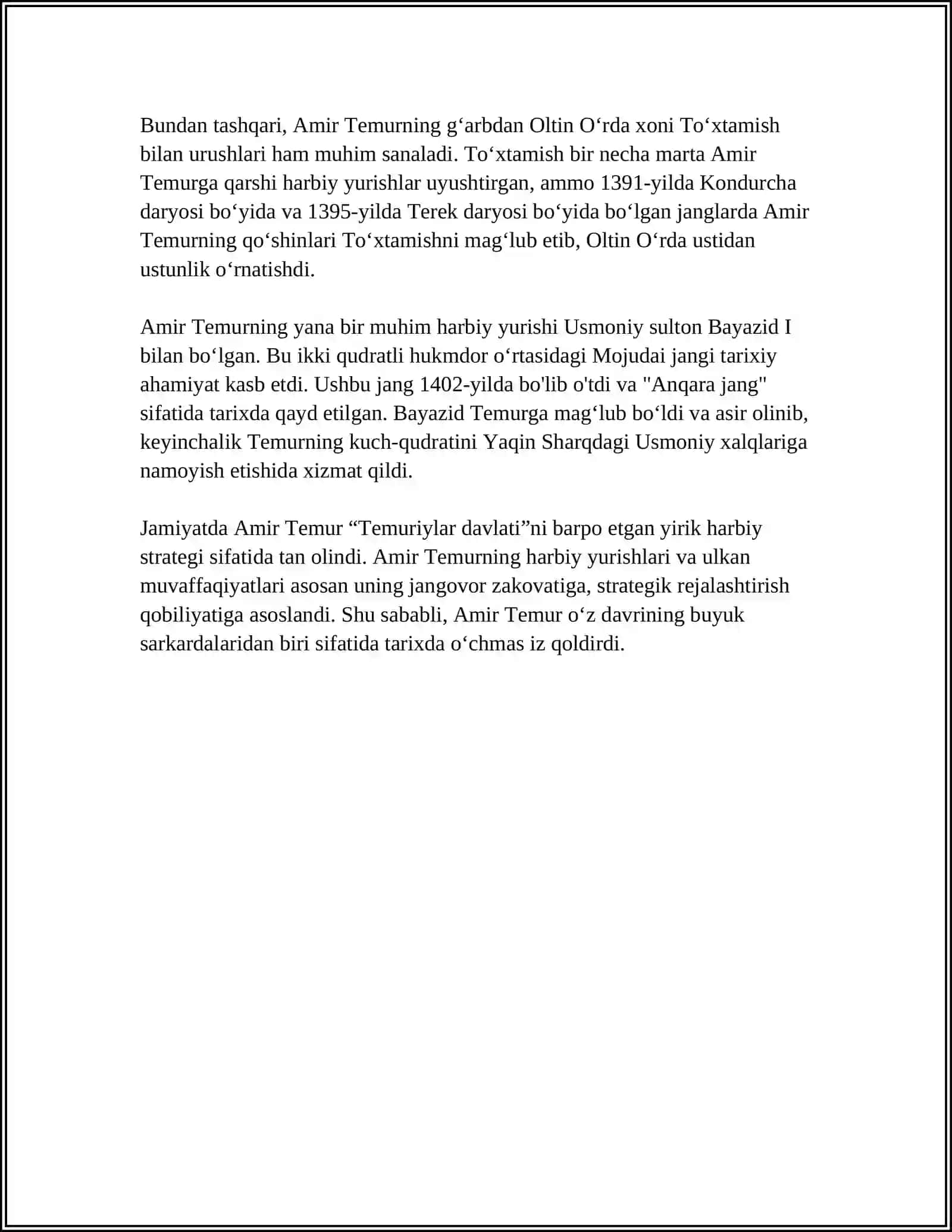 TEMURIYLAR BN AMIR TEMURDING URUSHI 4