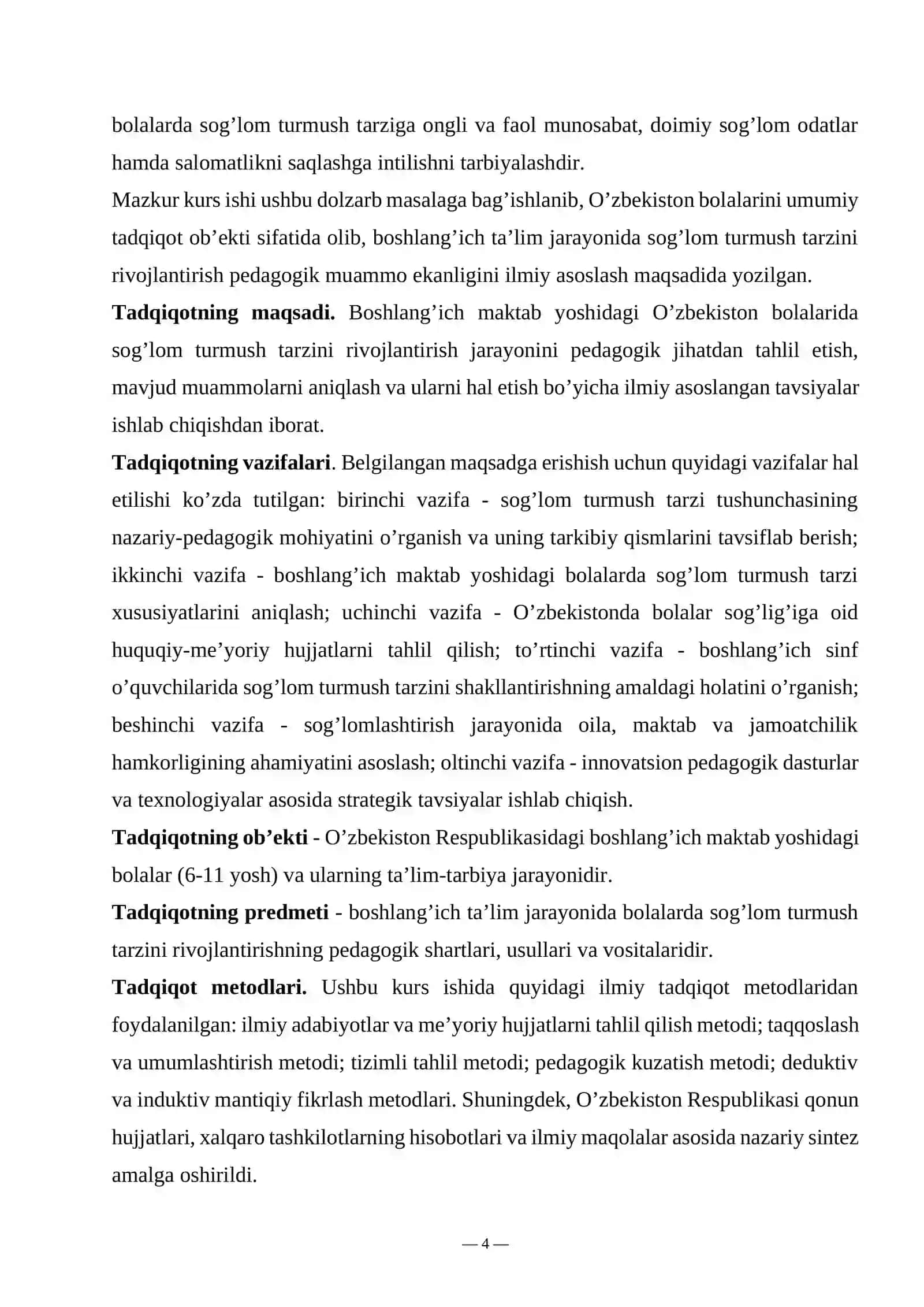 Bolalarda sogʻlom turmush tarzini rivojlantirish pedagogik muammo sifatida 4