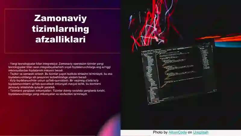 Zamonaviy operatsion tizimlar tahlili 4