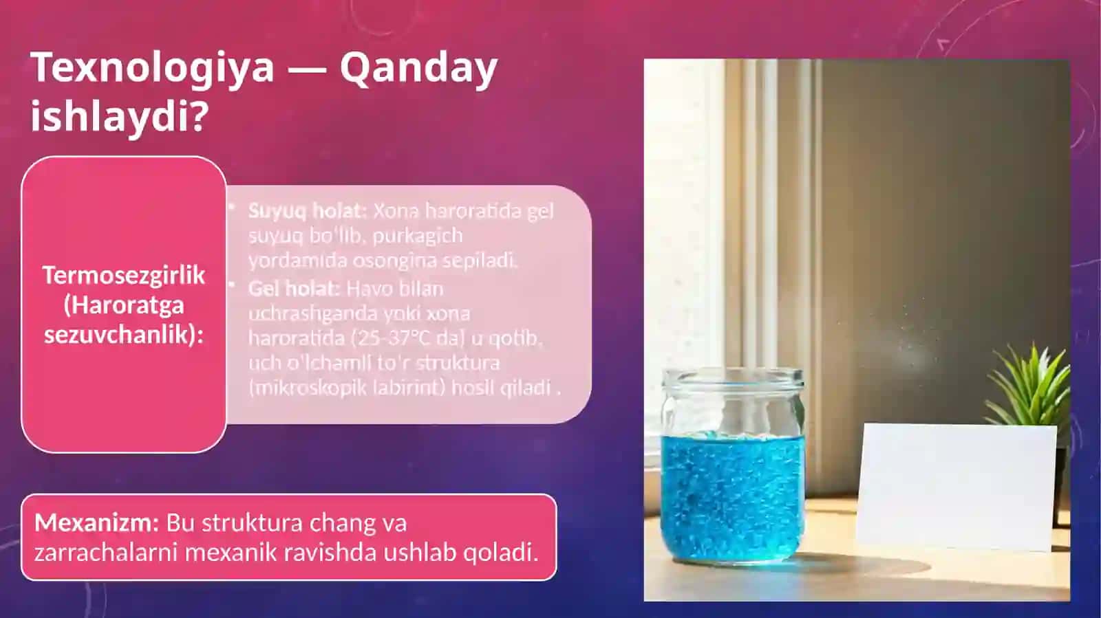 Havo tozalovchi gel Soglom muhit 4