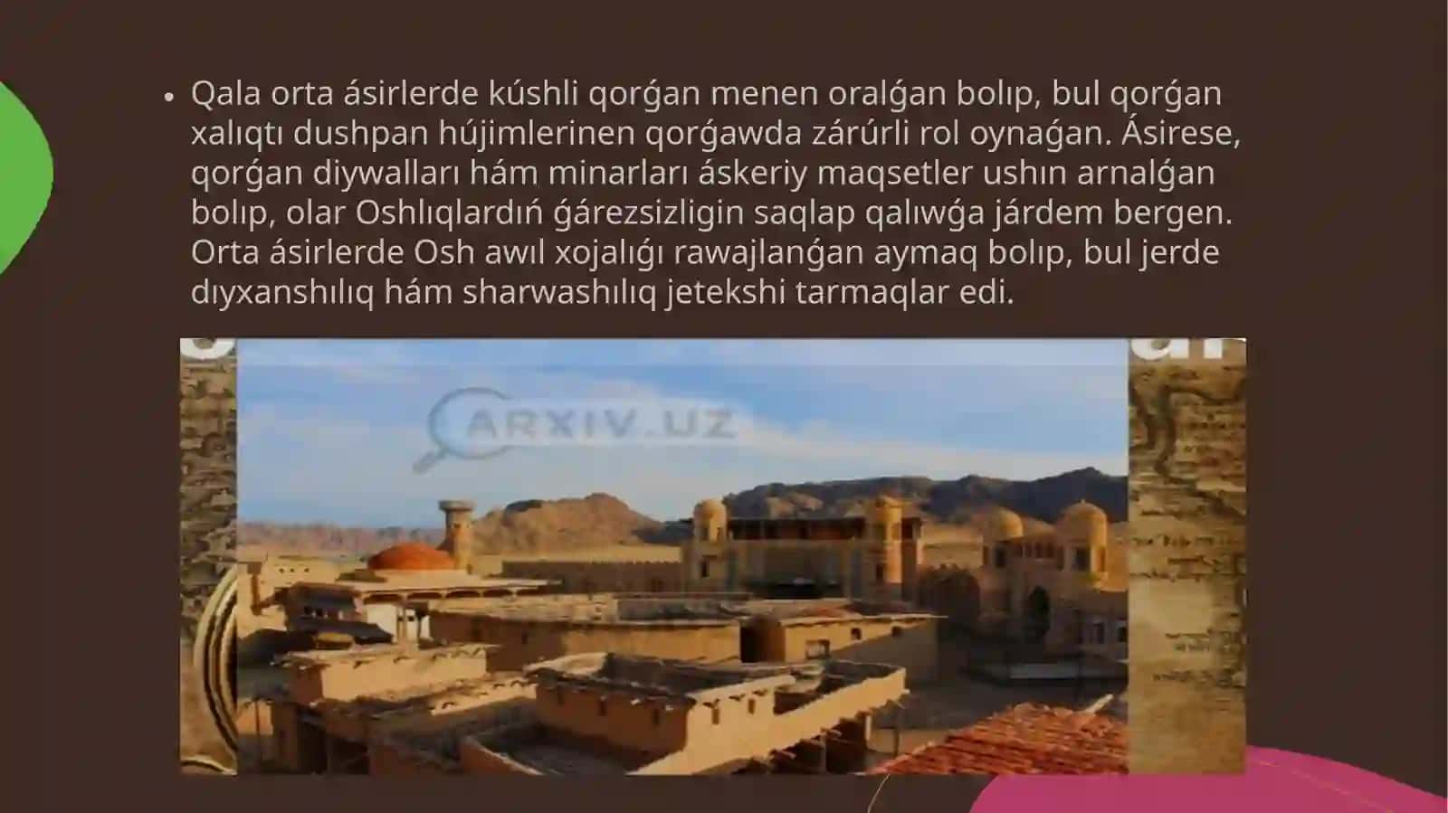 Ortaasirlerde Oshqalasi 4