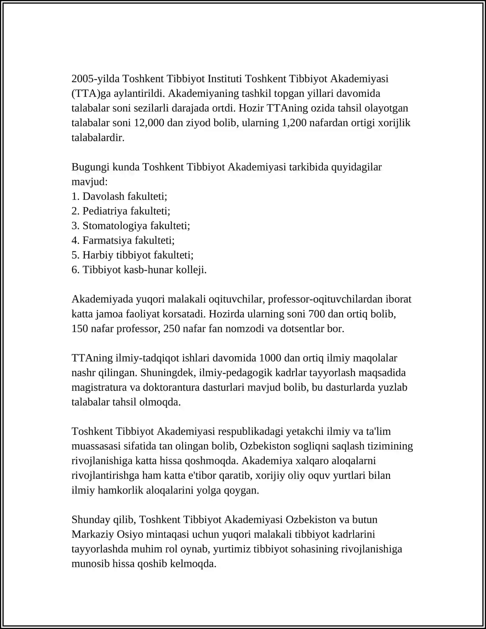 Toshkent Tibbioyot Akadeemiyasi Termiz Filiali 4