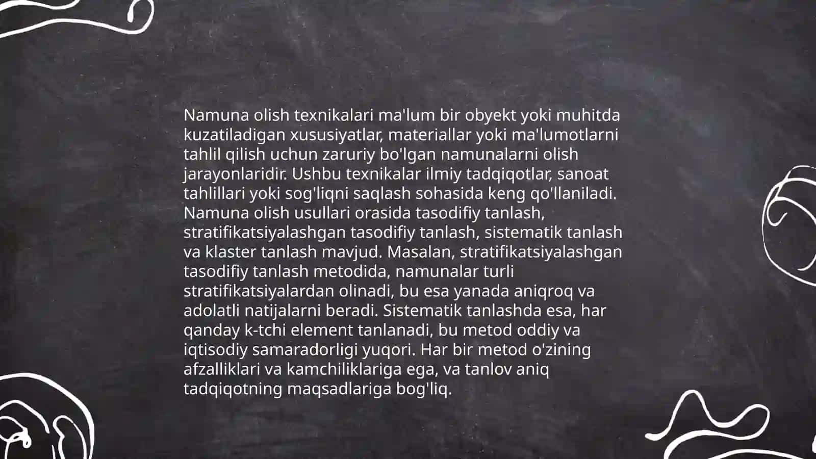 Tajribalar o‘tkazish usullari 4