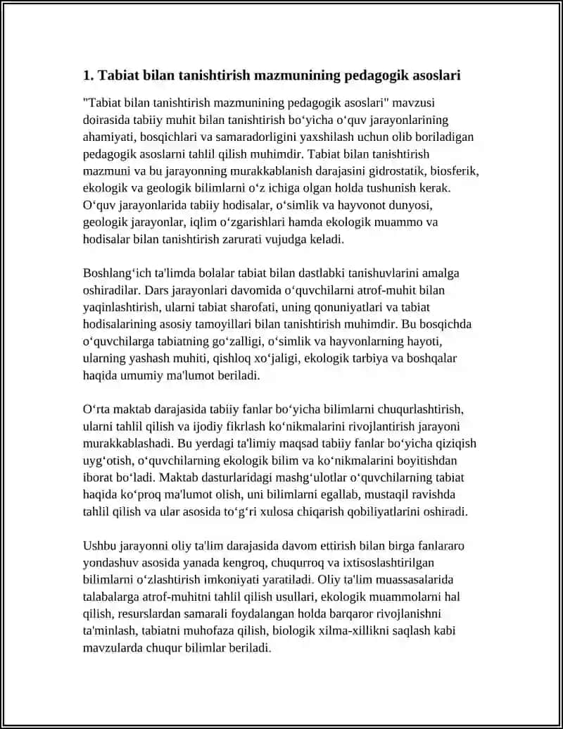 TABIAT BILAN TANISHTIRISH MAZMUNI 4