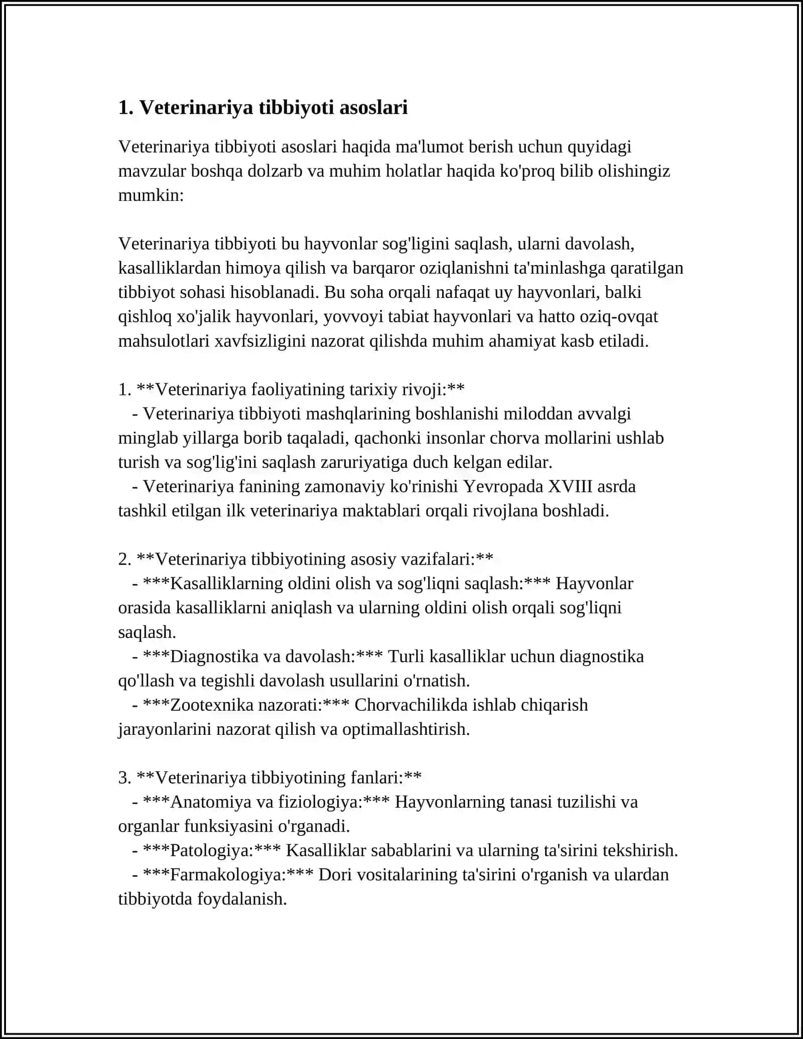 Veterinariya tibbiyoti asoslari 4