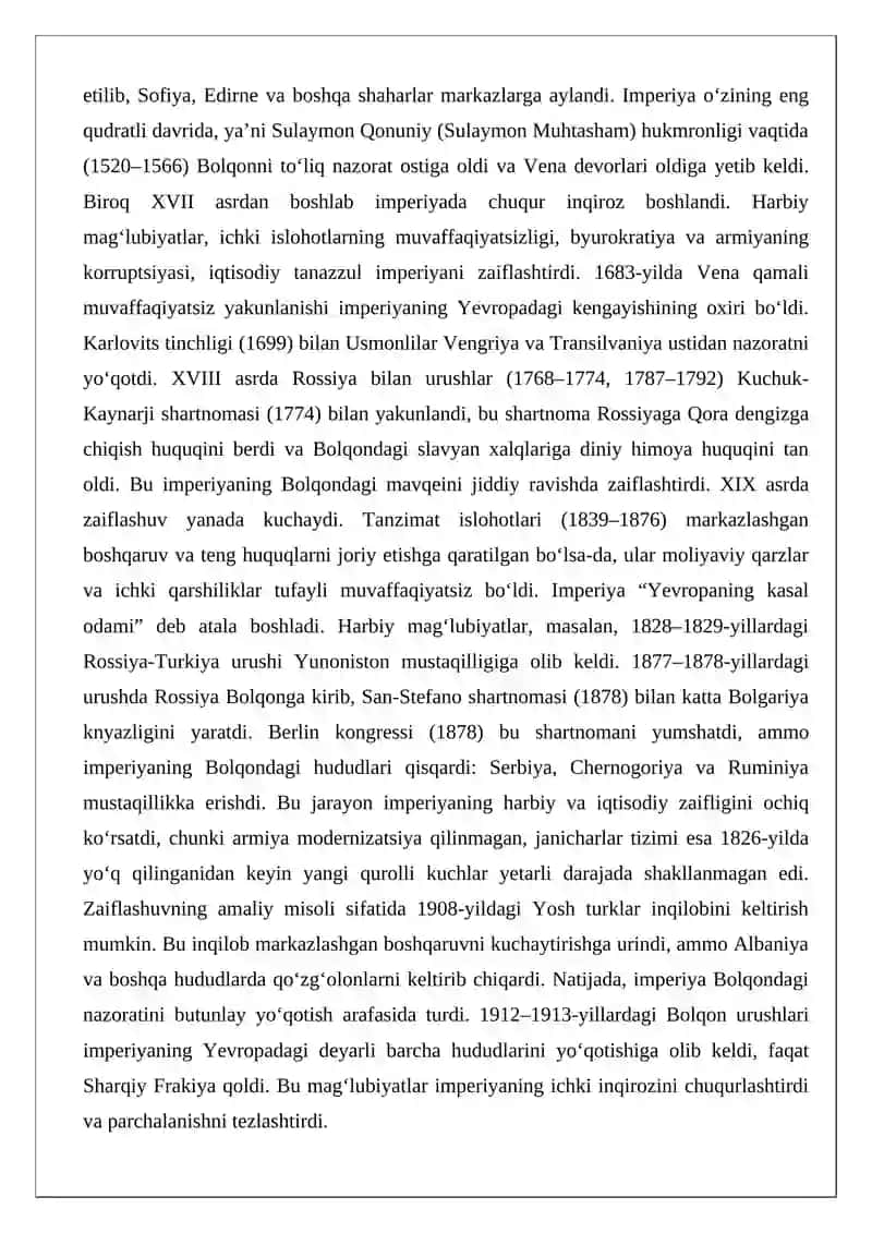 Bolqon masalasi va Yevropada xalqaro munosabatlarning keskinlashuvi 4