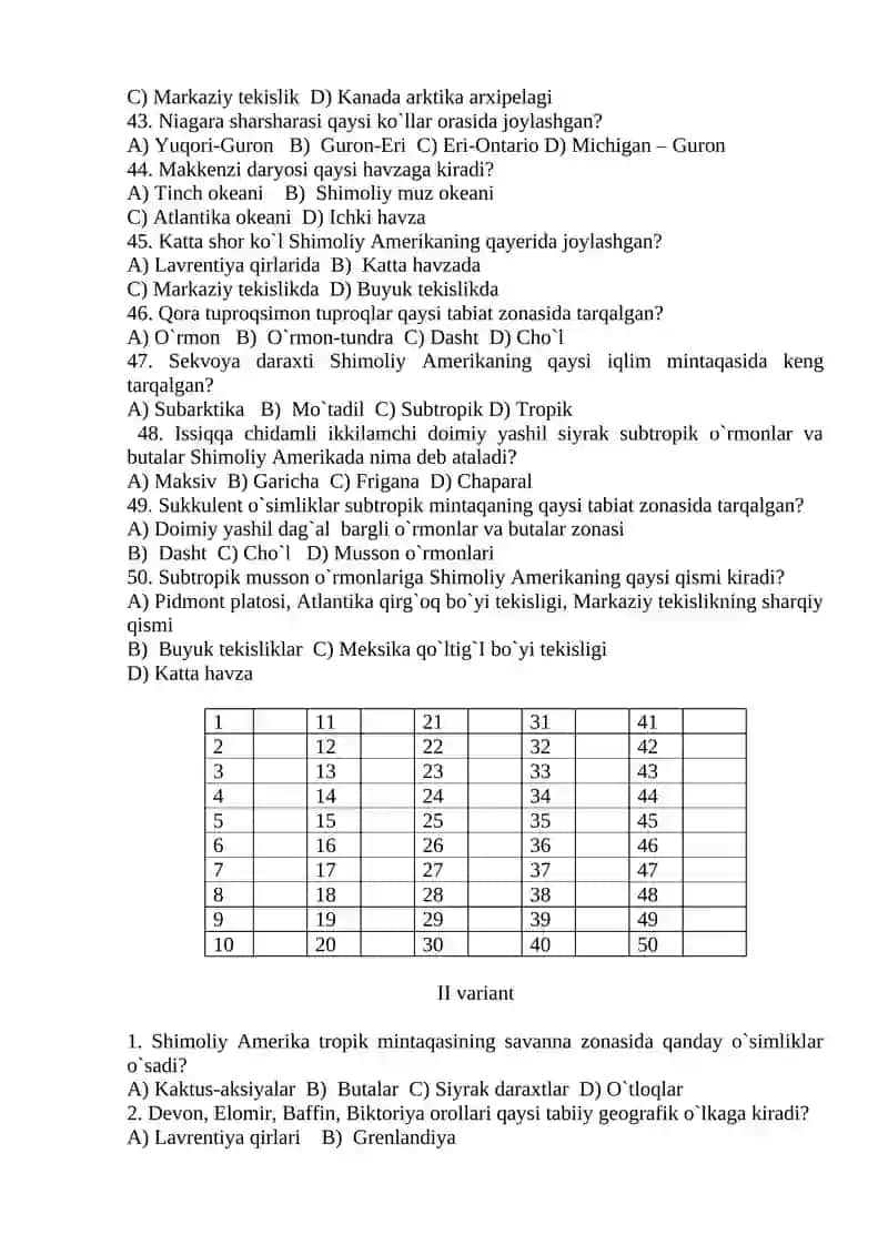 MATERIKLAR VA OKEANLAR TABIIY GEOGRAFIYASI 4