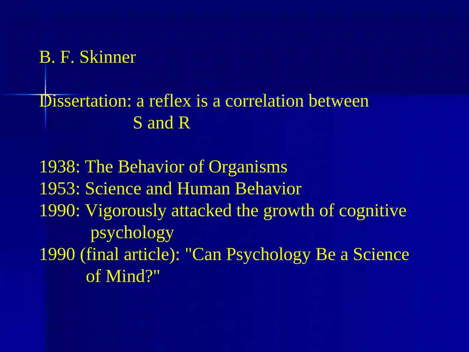 Behaviorism 4