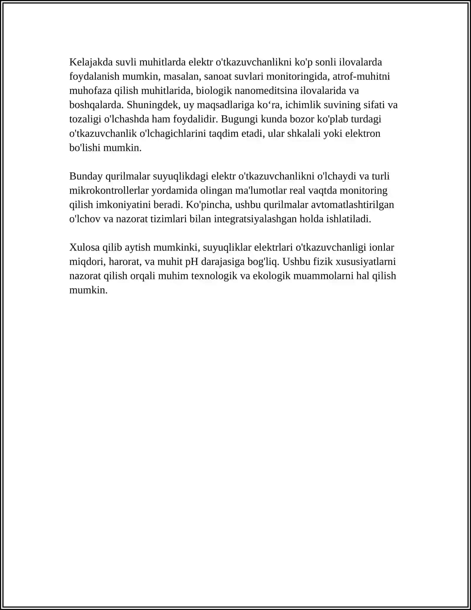 SUYUQLIKLARDA ELEKTIR TOKI 4