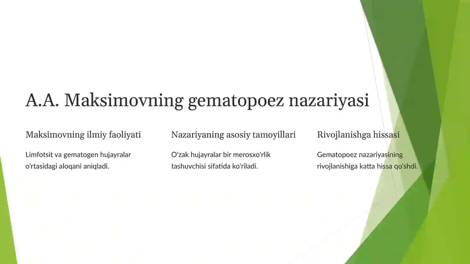 Gematopoeznazariyalari 4