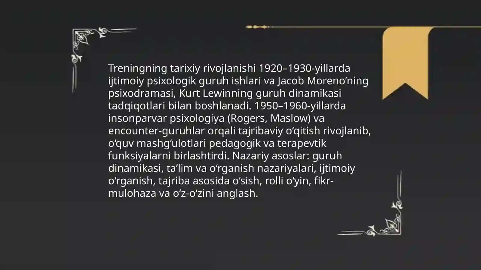 Psixalogik trening asoslari 4