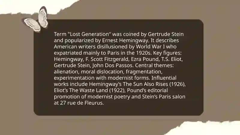 Literature in America in the first half of twentieth century 4