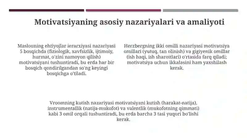 Xodimlar bilan munosabatlar 4