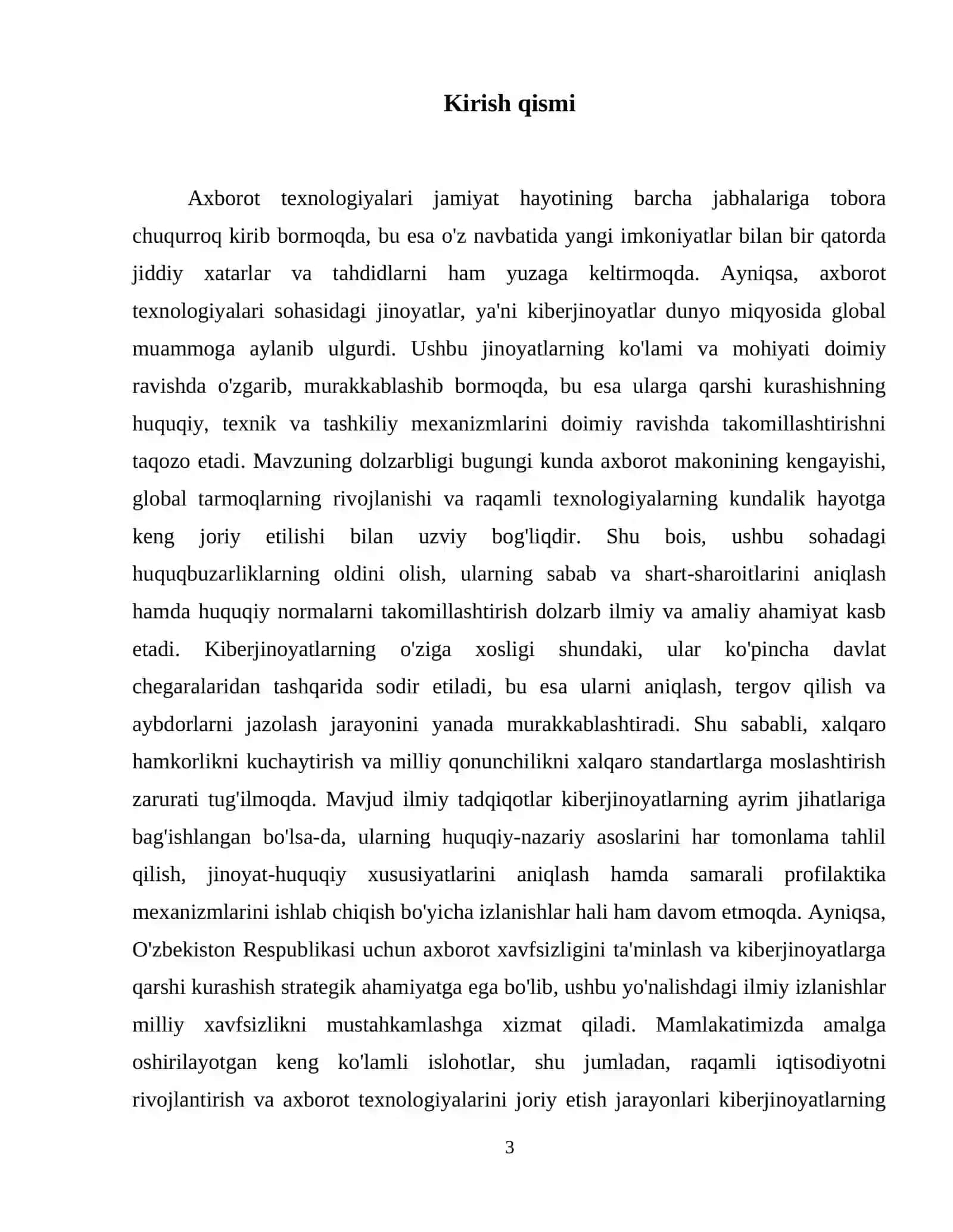 Axborot texnologiyalari sohasidagi jinoyatlar (kiberjinoyat) 4
