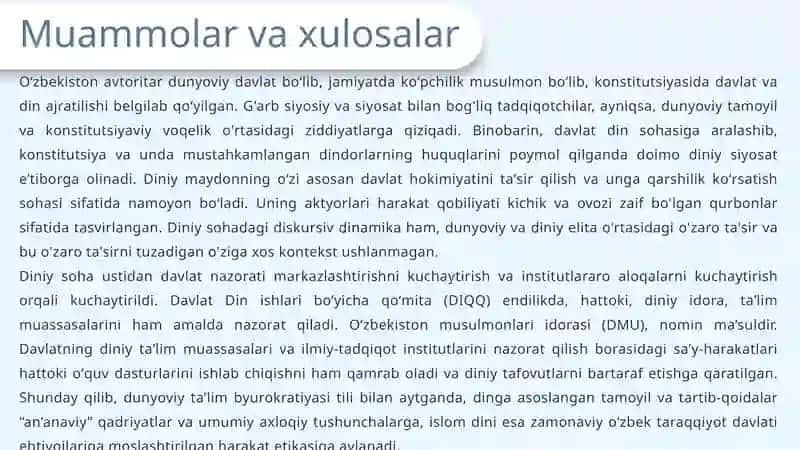 O’zbekistonning diniy siyosiy merosi 4