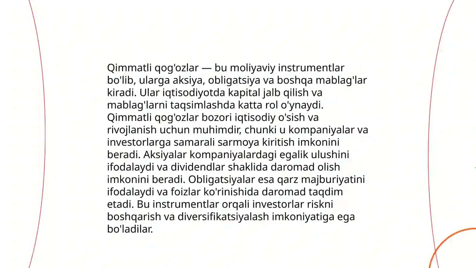 Xalqaro qimmatli qog‘ozlar iqtisodiy mohiyati va qo‘llanish xususiyatlari 4