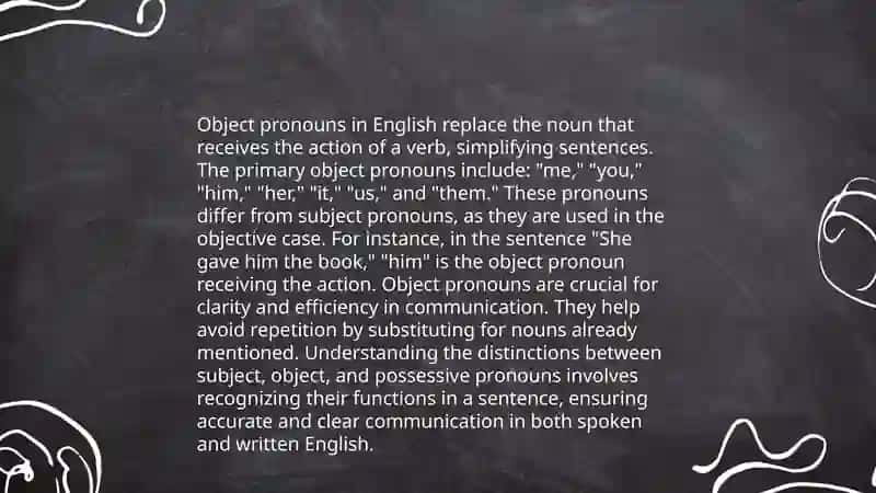 Pronouns and possessive pronouns 4