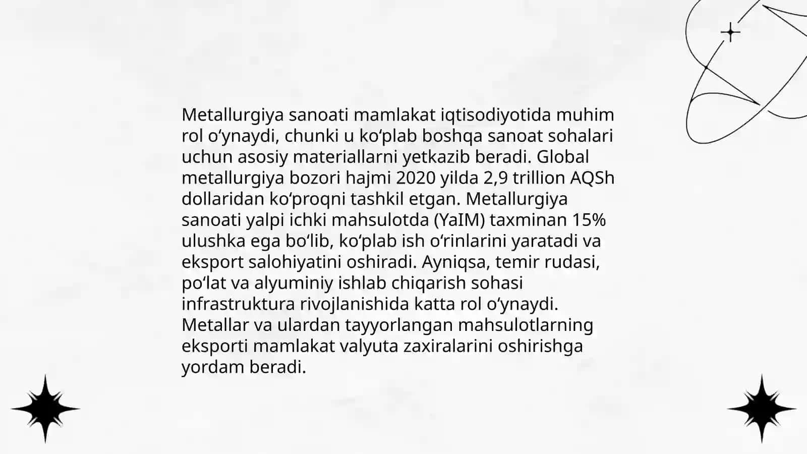Mettallurgiya sanoati tarmoqlari 4