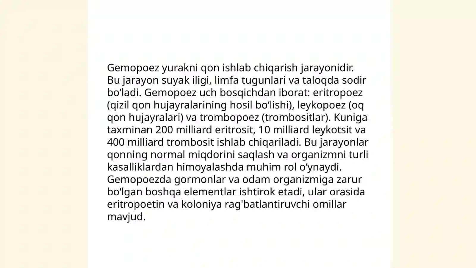 Qon fiziologiyasi 4