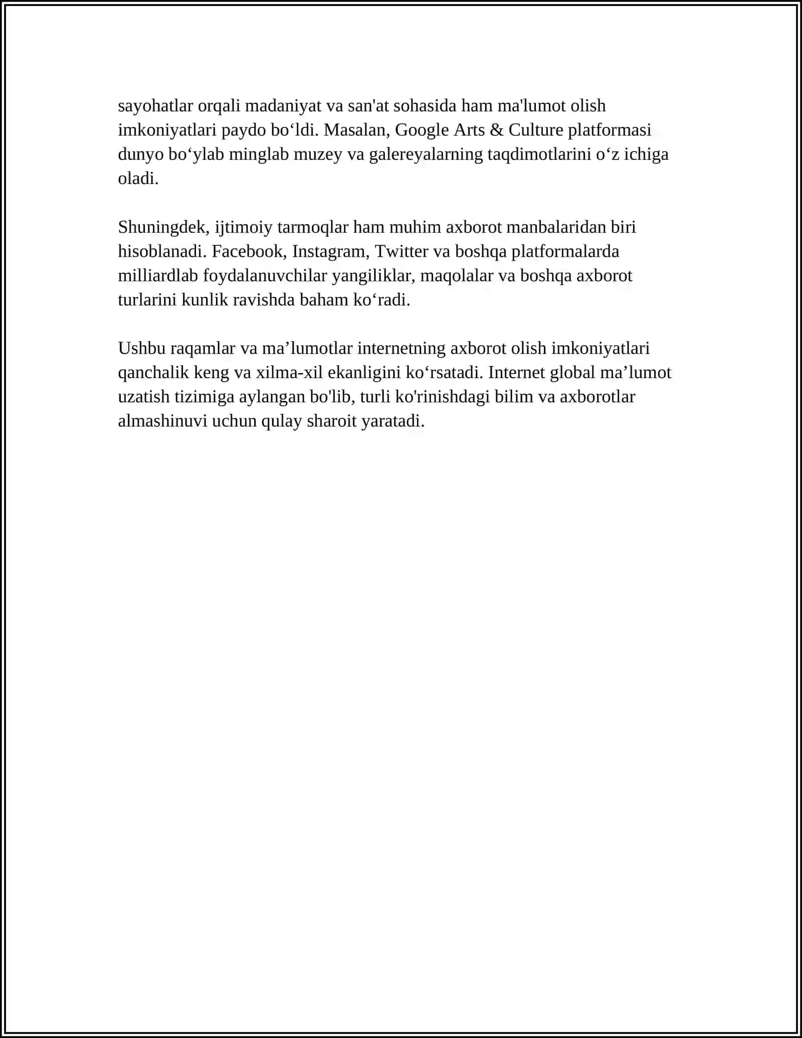INTERNETNING IJOBIY VA SALBIY TOMONLARI 4