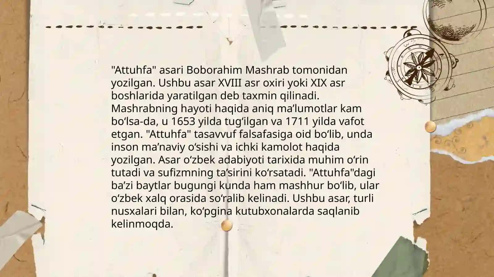 “Attuhfa”da o‘zlashma qatlam leksikasi 4