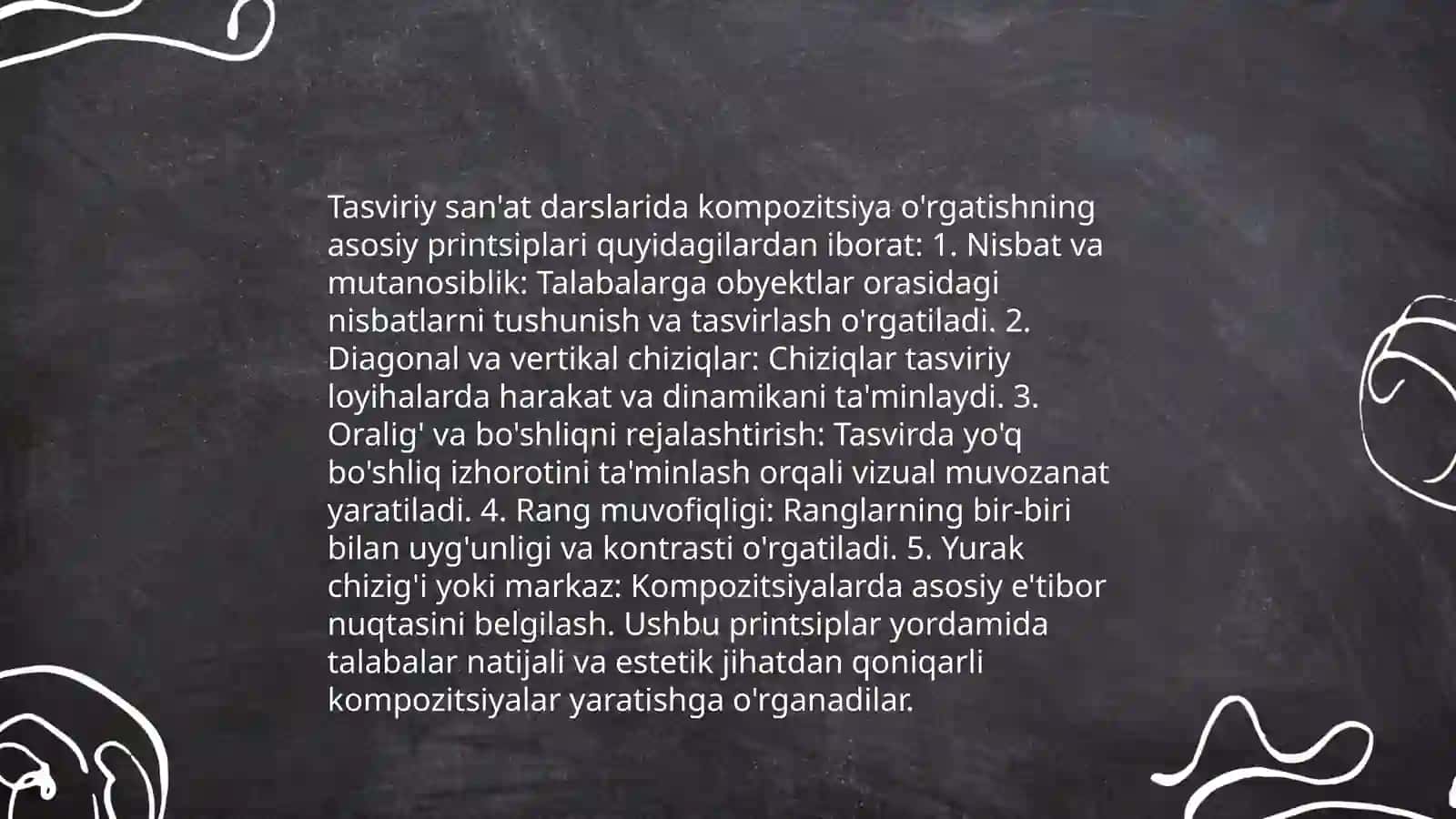 Tasviriy san'at ta'limida didaktik printsplar 4