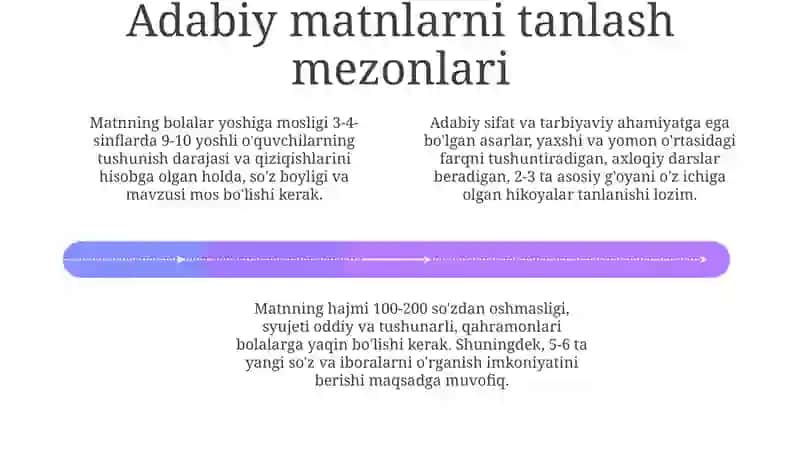 Boshlangʻich sinflarda adabiy matnlar bilan ishlash 4
