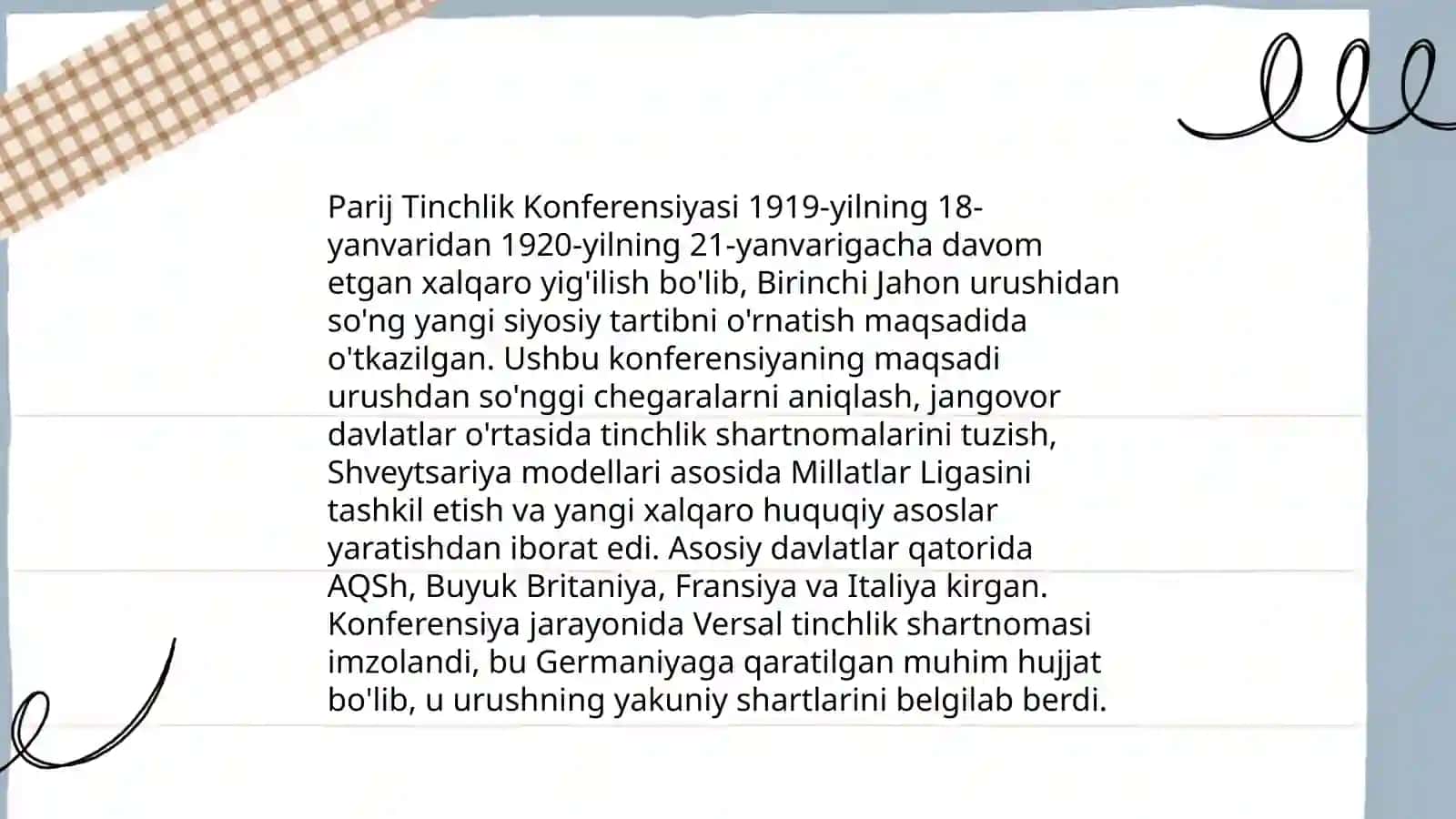 Parij Tinchlik konferensiyasi va uning qarorlari 4