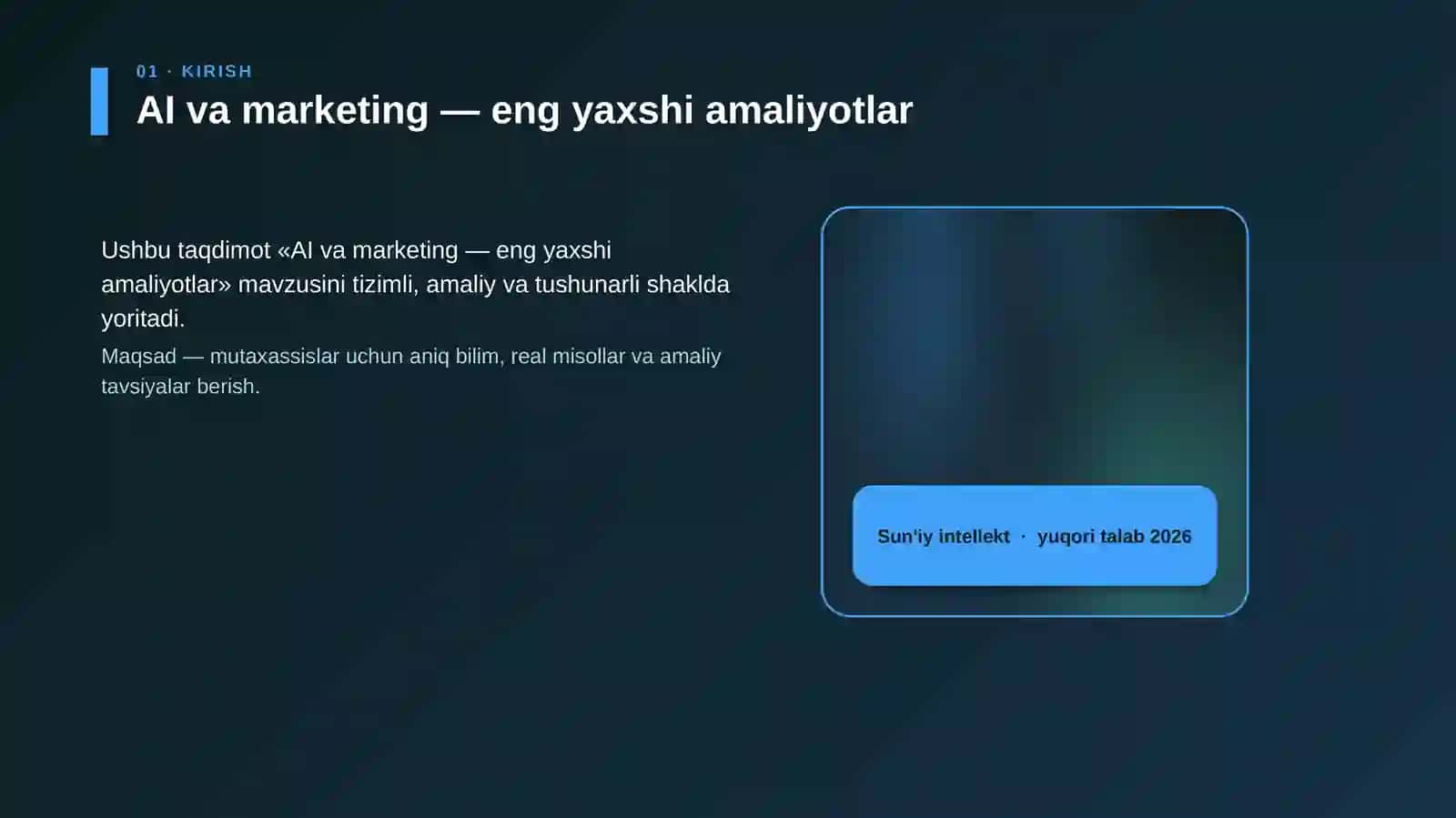 AI va marketing — eng yaxshi amaliyotlar 4