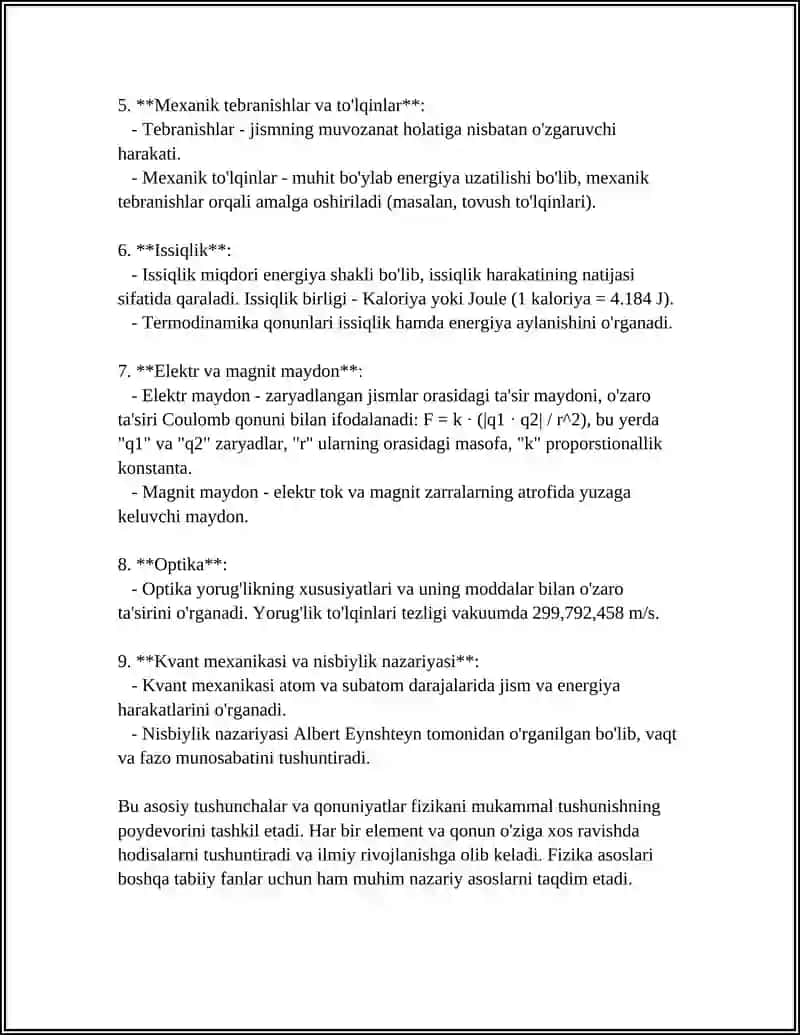 Fizika asoslari 4