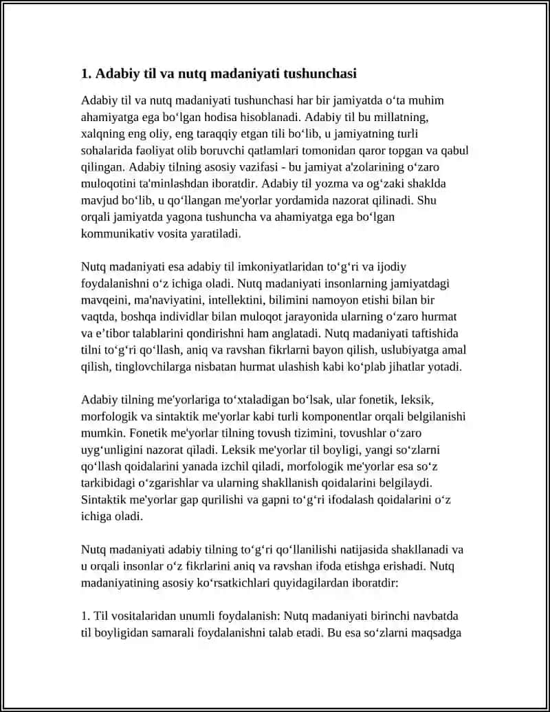 NUTQ MADANIYATI ADABIY TIL ME'YORLARI 4