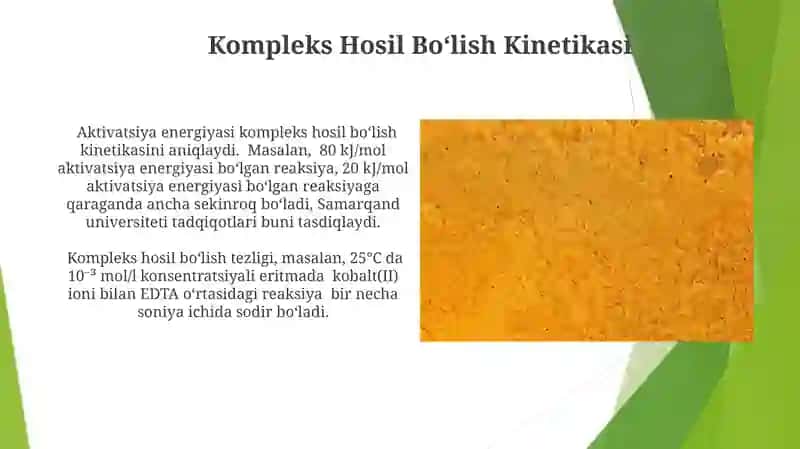 Kompleks hosil qilish usulining asoslari 4