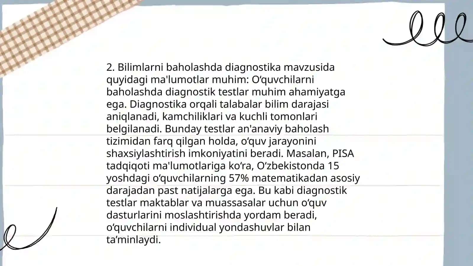 Pedagogik tashxisning mohiyati 4