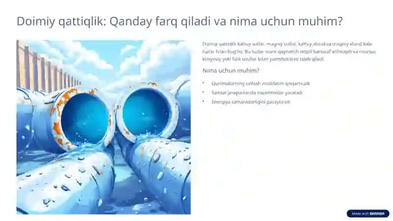 Suvning qattiqligi: Muammo va yechimlar 4