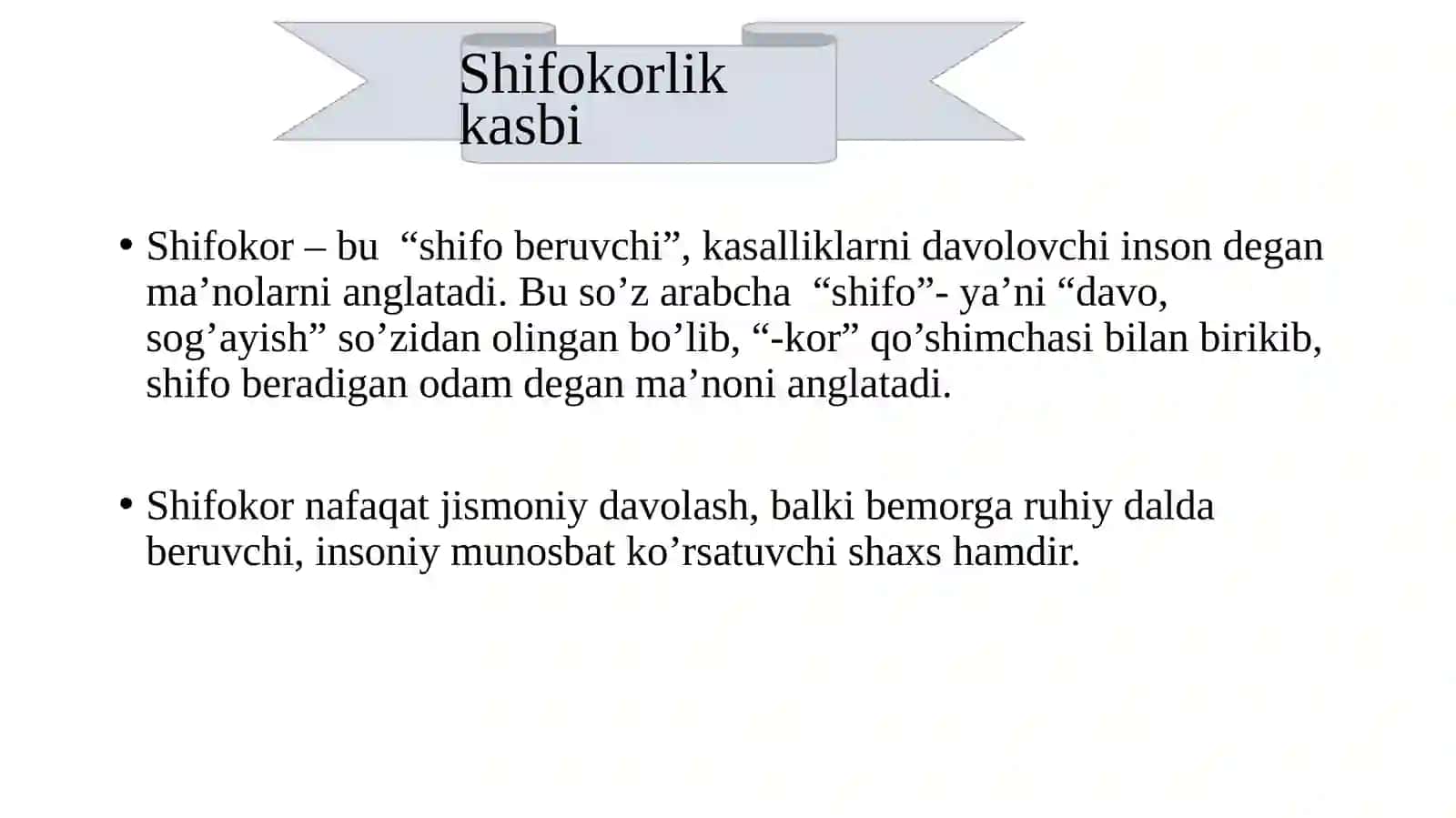 Shifokorlik kasbi 4