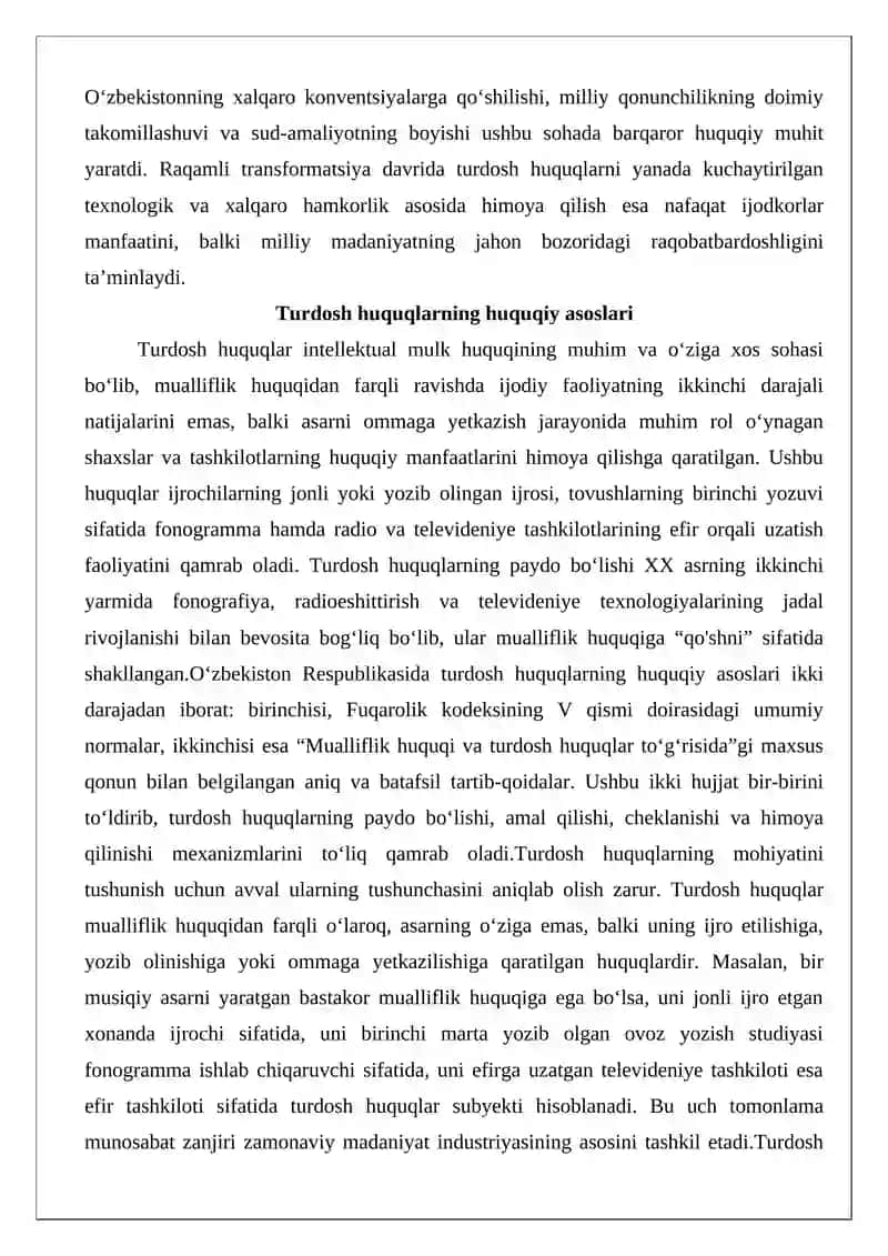 Turdosh huquqlar 4