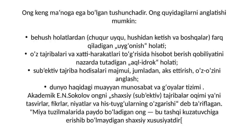 Ong tushunchasi va shakllari 4