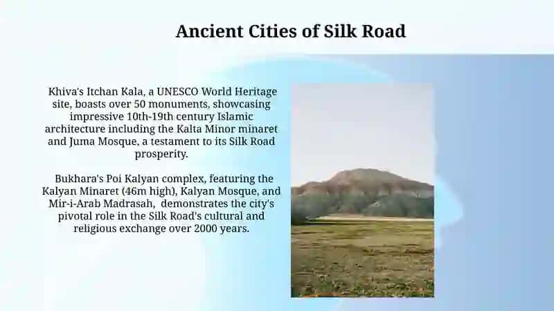 The sightseeing of Uzbekistan 4