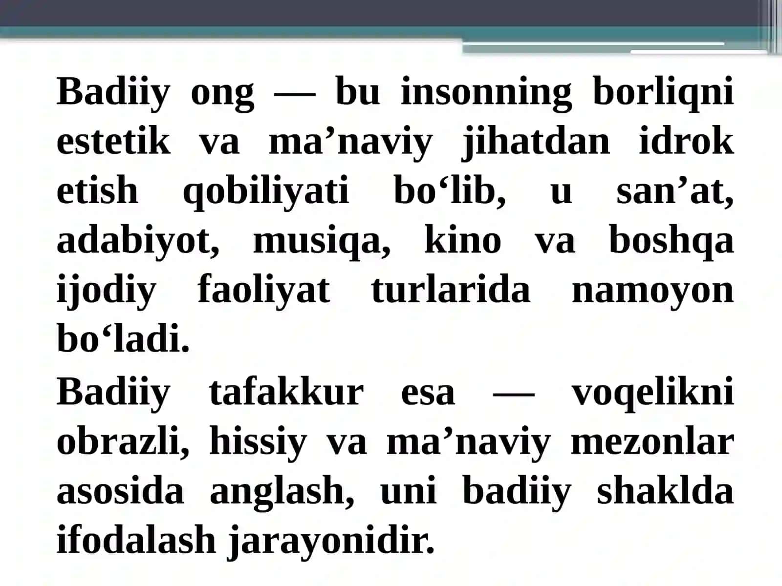 Mediata’lim tizimbadiiyong, tasavvur va tafakkur 4