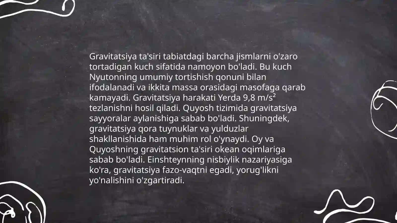 Jismlarning oʻzaro taʼsiri. Kuch 4