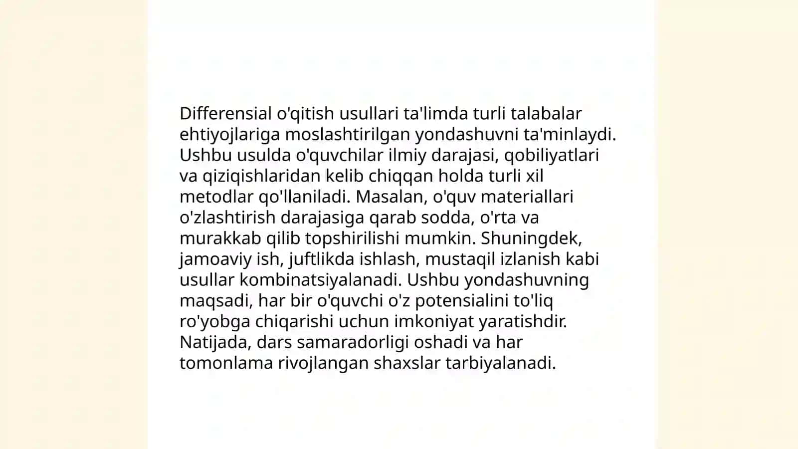 Ta'lim texnologiyalarini qo'llash 4