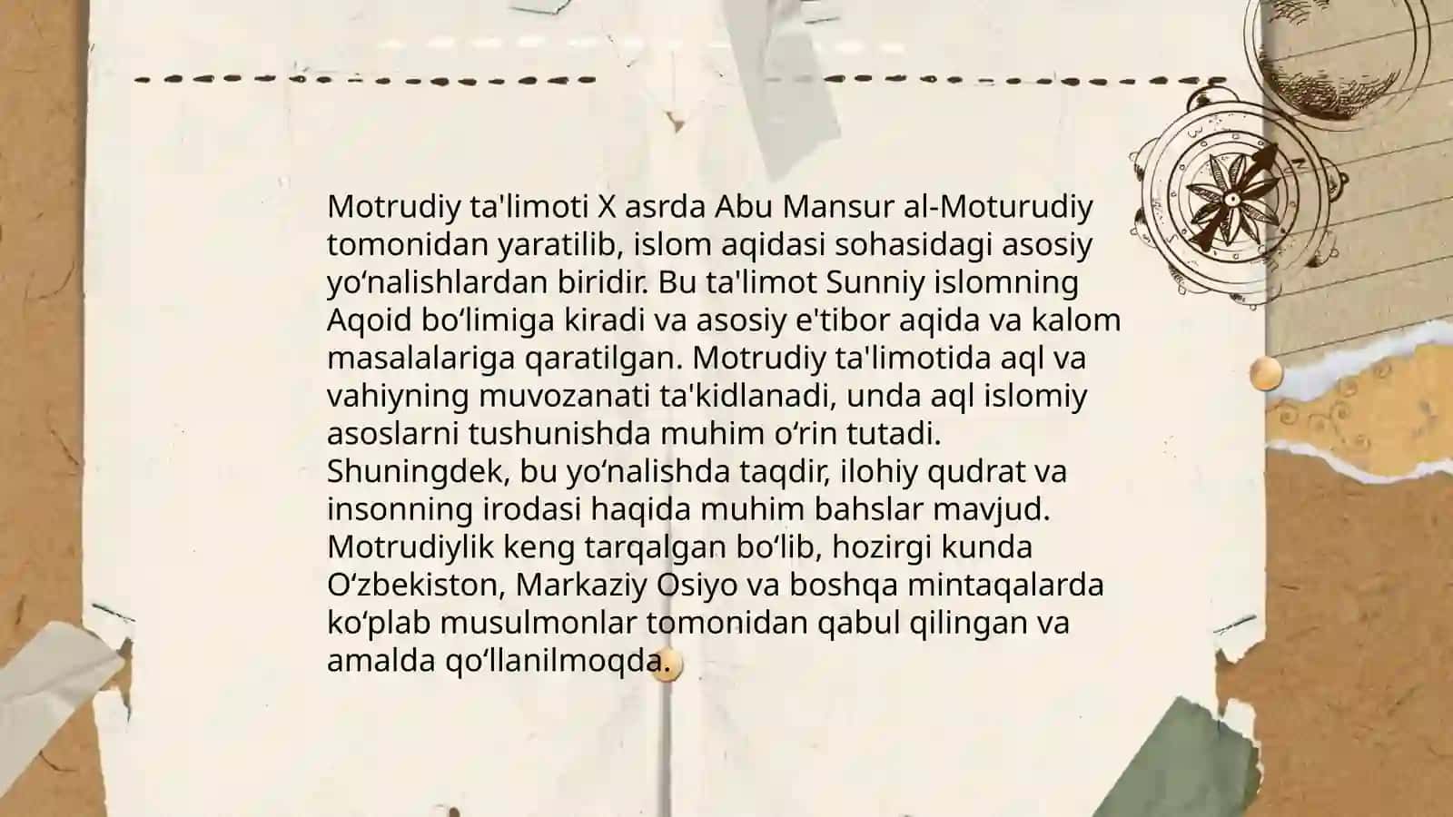 Imom al-Motrudiy ta'limoti 4