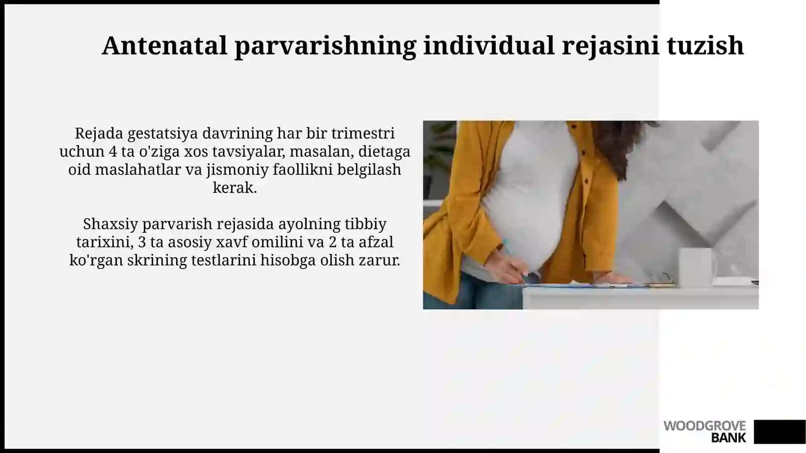 Antenatal kuzatuvning zamonaviy konsepsiyasi 4